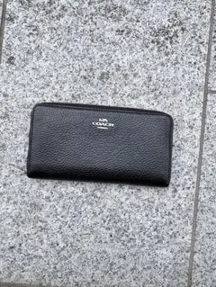 COACH ブラック レザー 長財布