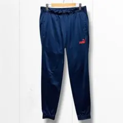 PUMA プーマ ジャージ ネイビー Mサイズ ロゴ スポーツウェア
