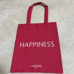 LANCOME HAPPINESS エコバッグ レッド