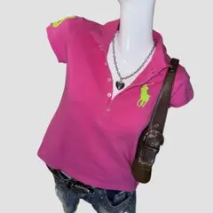 00s ラルフローレン ビッグポニー ポロシャツ y2k 平成女児 平成ギャル