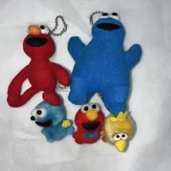 セサミストリート キーホルダーセット