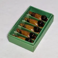 鳥 鴨 デコイ 箸置き 木製 箱付き