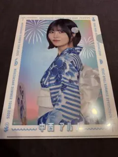 乃木坂46 ランダムクリアファイル 真夏の全国ツアー2025 くじ 中西アルノ
