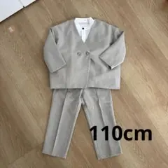 【riziere】ノーカラージャケットセットアップとシャツ付き