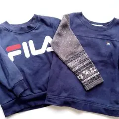 FILA ネイビー トレーナー
