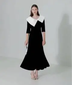 leja アシンメトリー ドレス 同窓会 結婚式 M