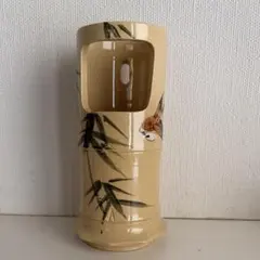 【壁掛け可】花器　笹と雀のサムネイル