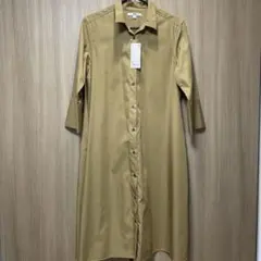 UNIQLO エクストラファインコットンAラインシャツ　ワンピース　S