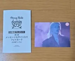 StrayKids スキズ 映画 dominATE 入場特典 フィリックス