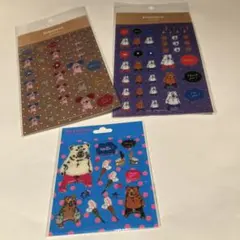 ステッカー　ポケファス／クマレス　チヤグマ　ソフトステッカー　まとめて