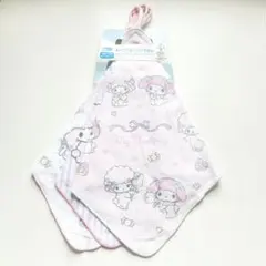 マイメロディ ループ付きハンドタオル 3枚セット サンリオ