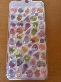 3Dデコレーションシール ぷっくり　クリスタルシール