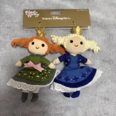 アナ雪　ぬいぐるみバッジ　ぬいぐるみ　ファンタジースプリングス　ディズニーシー