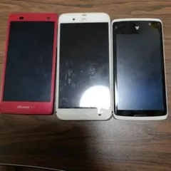 【まとめ売り】ジャンク スマホ 3台セット Android ディズニーモバイルのサムネイル