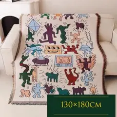 ブランケット アメリカン 落書き風 ラグマット アウトドア 車 インテリア 寝具