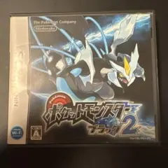 ポケットモンスターブラック2 DSカセット　3DS反応あり　ケース付き