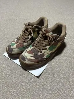BAPE カモフラージュ ローカットスニーカー 26cm y2kのサムネイル