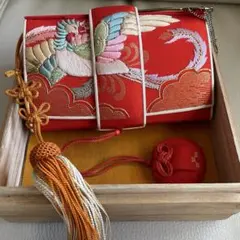 ゆ1922⭐️七五三❤️はこせこ❤️子供用❤️刺繍❤️アンティーク❤️着物⭐️おまけ付⭐️レトロ