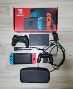Nintendo Switch ネオンブルー／ネオンレッド+コントローラー付き