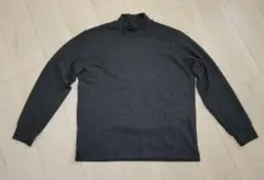 ユニクロ　ソフトニットフリース　モックネックT　Lサイズ　オリーブ