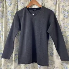 新品！semanticdesign グレー Vネック長袖カットソー Sサイズ
