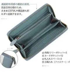 長財布 レディース メンズ 本革 ブランド 大容量 財布 カード収納 小銭入れ