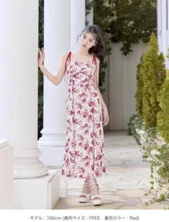 【ラストお値下げ】m me eme ファースリーブマーメイドワンピース M me eme ファースリーブマーメイドワンピース - メルカリ