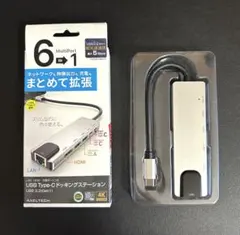6 in 1 USB C ハブ 4K HDMI PD充電 高速