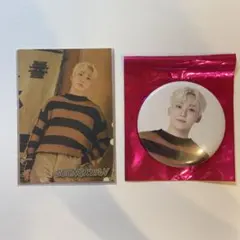 seventeenカフェ　CARATくじ　スングァン　トレカ　缶バッジ