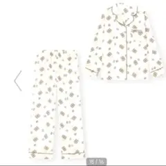 完売品GU サテンパジャマ　明治チョコレートコラボ　ホワイト