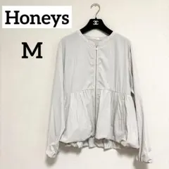 新品未使用品‼️ Honeys ハニーズ ノーカラージャケット M ジップアップ