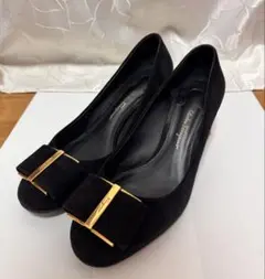 美品✨フェラガモ　パンプス　フラワーヒール　23.5cm 【再値下げ】