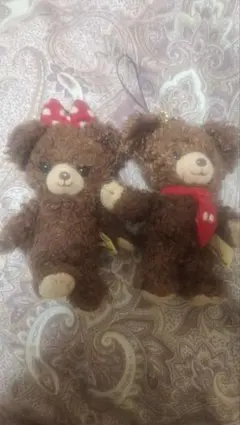 ユニベア モカ＆プリン キーチェーン