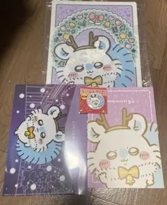 ちいかわ　セブンイレブン　クリスマモモンガ　クリアファイル