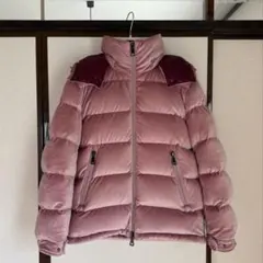 MONCLER ピンク ダウンジャケット ベルベット