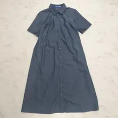 ブルーレーベルクレストブリッジ　半袖ワンピース　36　S