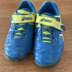 ASICS トレーニングシューズ 青/黄　21㎝のサムネイル