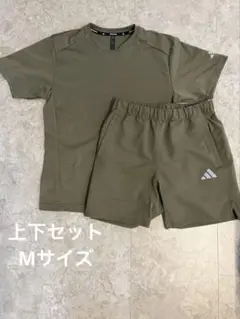 adidas SPORTSWEAR ジャージ上下セット カーキ Mのサムネイル