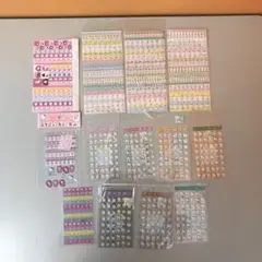 ⑫当時物　ハローキティ　スケジュールシール　13点　希少