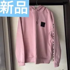 CAMP7/キャンプセブンスリーブ ロゴ パーカー ピンク