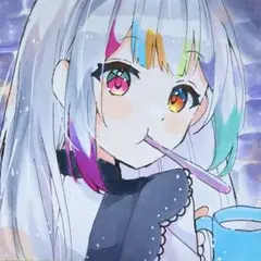 手描きイラスト イラスト色紙 魔法少女ノ魔女裁判 まのさば 城ヶ崎ノア