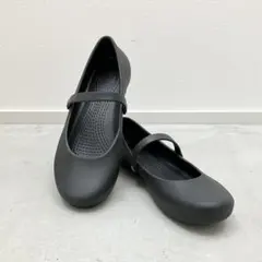 クロックス crocs アリスワーク メリージェーン W6 廃盤品 ブラック 黒