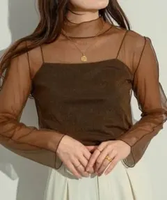 neuna パイピングメローシアートップスのサムネイル