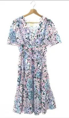 Kate spade 花柄ロングワンピースS美品