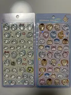 【正規品】ちいかわ ボンボンドロップシール みんな　モモンガ2種セットサンスターのサムネイル