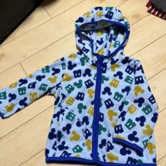 ミッキー柄フリースジャケット 90cm