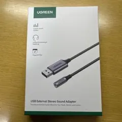 UGREEN USB オーディオ 変換 アダプタ