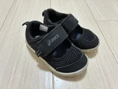 asics メッシュ ブラックシューズ 15.0cm