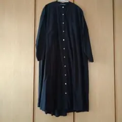 SUSURI　シャツドレス　ロングワンピース　黒　ゆったり　M SUSURI シャツドレス ロングワンピース 黒 ゆったり M | Mercari