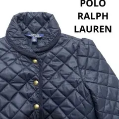 ポロラルフローレン　キッズ　110 キルティングジャケット　ネイビー